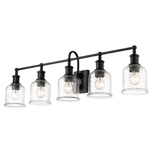 Bryant Matte Black Bathroom Light by Z-Lite