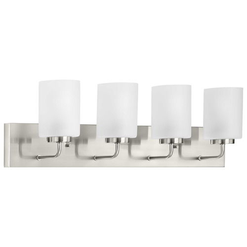 Progress Lighting Progress Lighting Merry Brushed Nickel Bathroom Light P300330-009