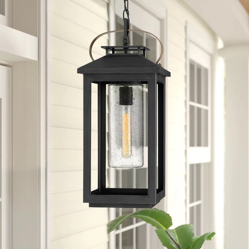 Atwater 21.50-Inch Black LED Outdoor Hanging Light by Hinkley Lighting