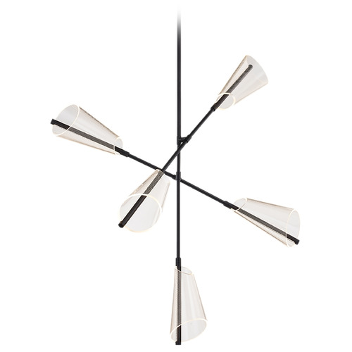 Mulberry Black LED Chandelier by Kuzco Lighting