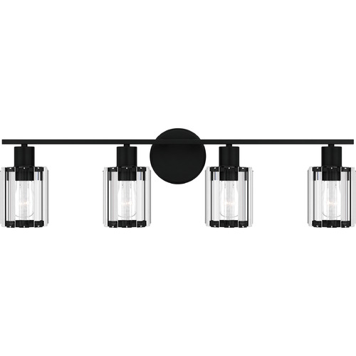 Isla Matte Black Bathroom Light by Quoizel Lighting