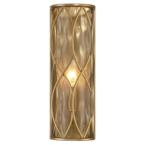 Savoy House Lighting Snowden Burnished Brass Sconce