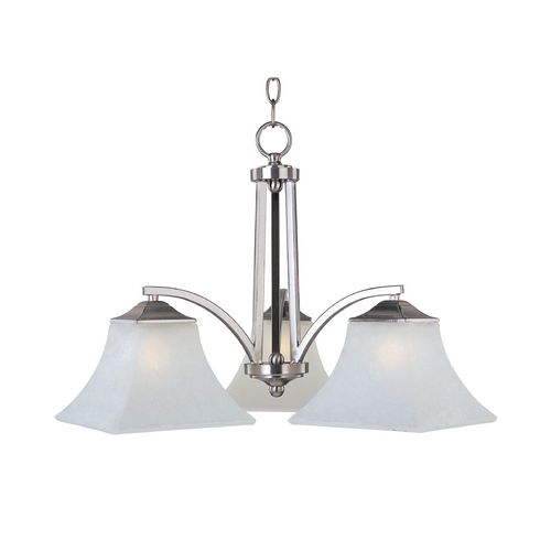 Aurora Satin Nickel Chandelier by Maxim Lighting