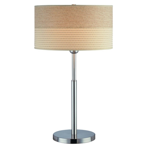 Modern Table Lamp in Polished Steel by Lite Source Lighting