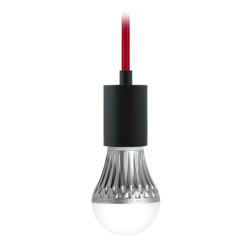 Visual Comfort Modern Collection SoCo 288-Inch Pendant in Black with Red Cord by Visual Comfort Modern 700TDSOCOPM24RB