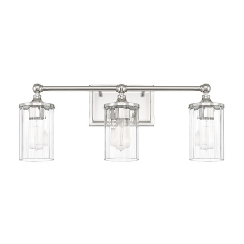 Capital Lighting Camden 24-Inch Vanity Light in Polished Nickel by Capital Lighting 120731PN-423