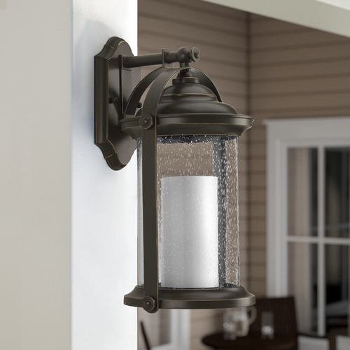 Progress Lighting Whitacre LED Antique Bronze Outdoor Wall Light by Progress Lighting P560069-020-30