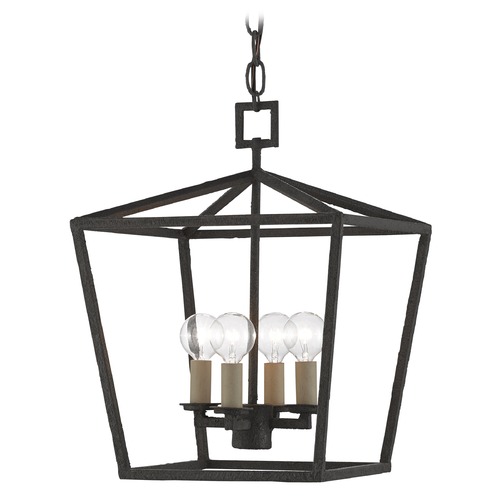 Currey and Company Lighting Currey and Company Denison Mol� Black Pendant Light 9000-0456