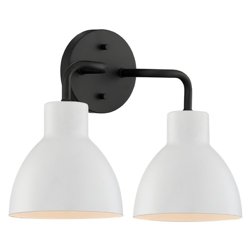 Sloan Matte Black Bathroom Light by Nuvo Lighting