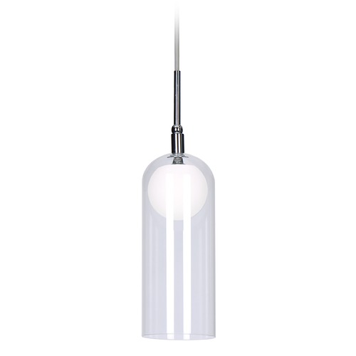 Stylo Chrome LED Pendant by Kuzco Lighting