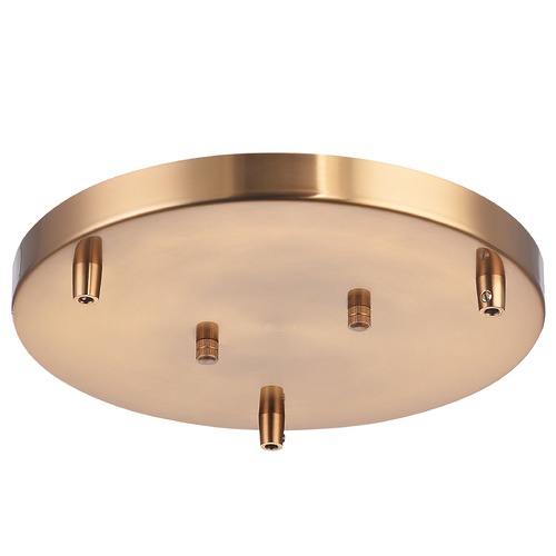 Multi Ceiling Canopy 120V Aged Gold Ceiling Adaptor by Matteo Lighting