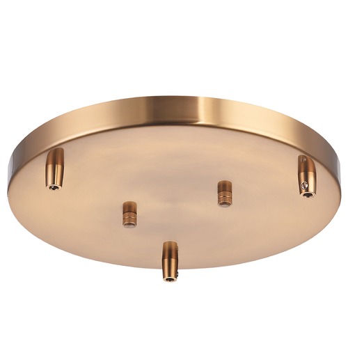 Matteo Lighting Multi Ceiling Canopy 120V Aged Gold Ceiling Adaptor by Matteo Lighting CP0103AG