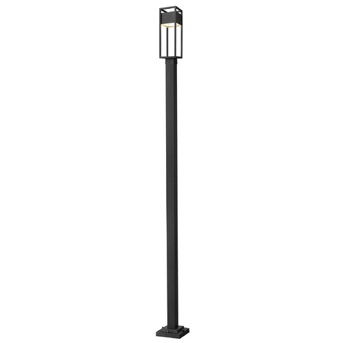 Barwick Black LED Post Light by Z-Lite