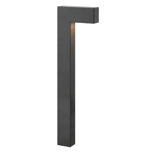 Atlantis Large LED Path Light in Satin Black by Hinkley Lighting