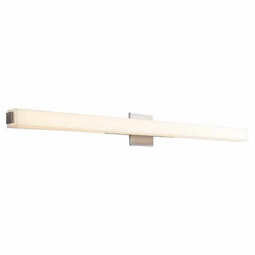 Adelphi 46-Inch LED Vanity Light in Satin Nickel by Oxygen Lighting