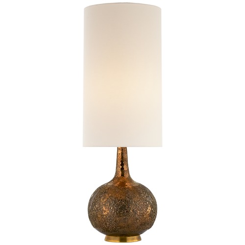 Aerin Hunlen Table Lamp in Chalk Burnt Gold by Visual Comfort Signature