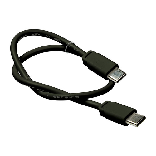 Generation Lighting 12-Inch Connector Cord in Black by Generation Lighting 984012S-12