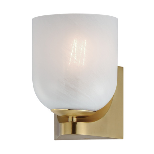 Scoop Natural Aged Brass Sconce by Maxim Lighting