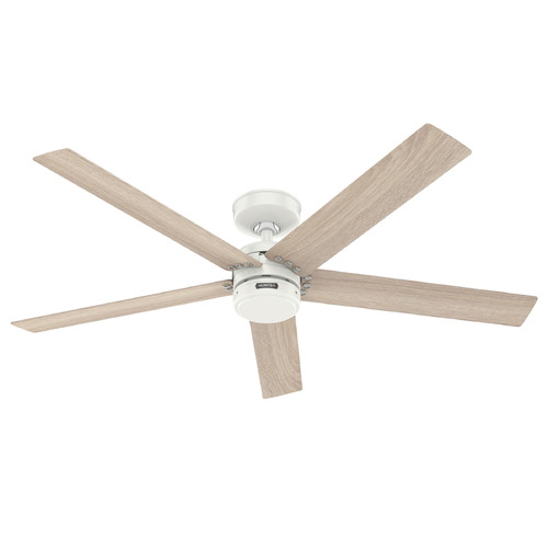 Hunter Fan Company Hunter Fan Company Burton Fresh White Ceiling Fan Without Light 52929