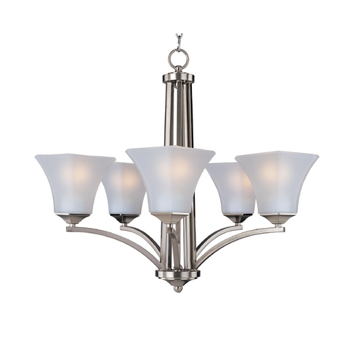 Maxim Lighting Aurora Satin Nickel Chandelier by Maxim Lighting 20095FTSN