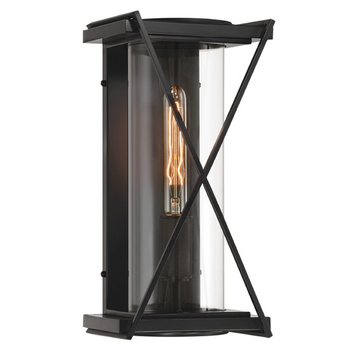 Minka Lavery Rolando Hidalgo Rockhill Dark Matte Black Outdoor Wall Light