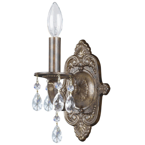 Crystorama Lighting Crystorama Lighting Paris Market Venetian Bronze Sconce 5021-VB-CL-MWP