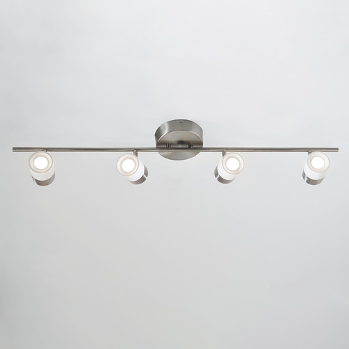 Afx Lighting Gramercy Satin Nickel & White LED Rail Kit