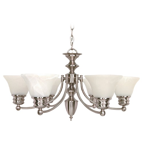 Nuvo Lighting Chandelier in Brushed Nickel by Nuvo Lighting 60/356