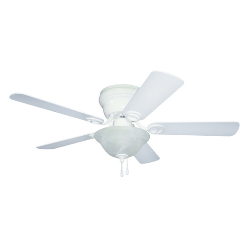 Craftmade Lighting Wyman 42-Inch White Hugger Fan by Craftmade Lighting WC42WW5C1