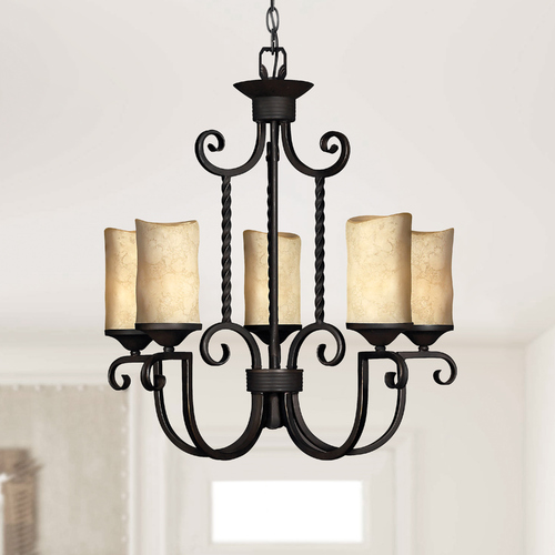 Casa 5-Light Chandelier in Olde Black by Hinkley Lighting
