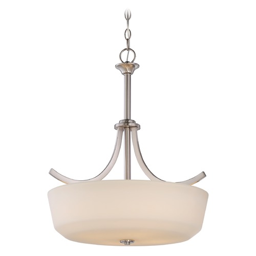 Laguna Brushed Nickel Pendant by Nuvo Lighting