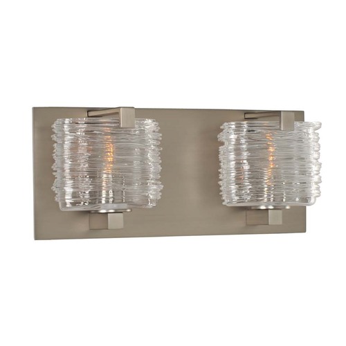 South Bay Satin Nickel Bathroom Light by Kalco Lighting