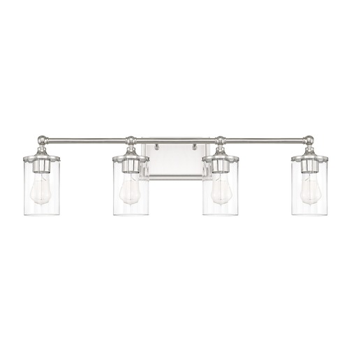 Camden 33-Inch Vanity Light in Polished Nickel by Capital Lighting