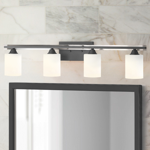 Progress Lighting Dart Graphite 4-Light Bathroom Light by Progress Lighting P300147-143