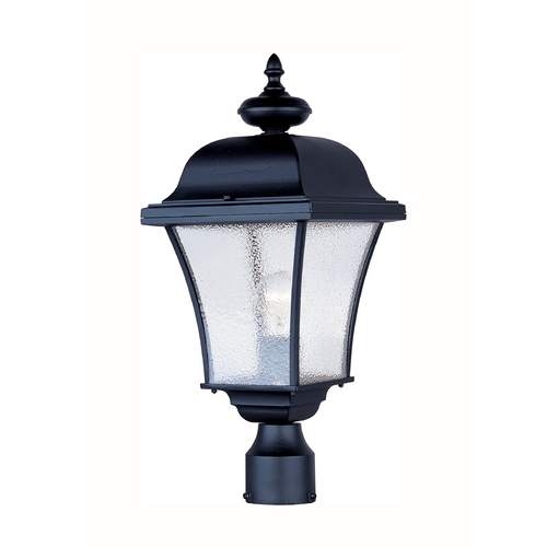 Senator Black Post Light by Maxim Lighting