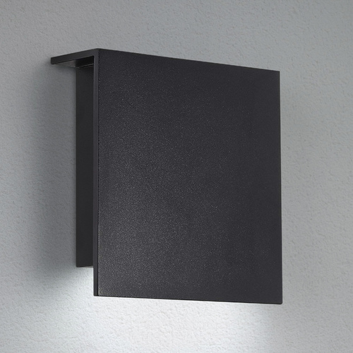 Modern Forms by WAC Lighting Modern Forms Square Black LED Outdoor Wall Light 3000K 373LM WS-W38608-BK