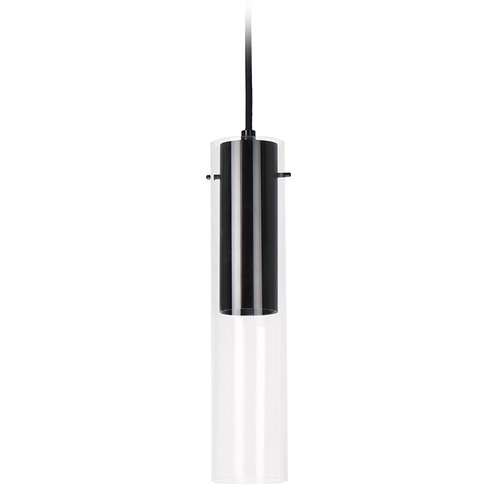 Kuzco Lighting Kuzco Lighting Lena Black LED Pendant Light with Cylindrical Shade PD21703-BK