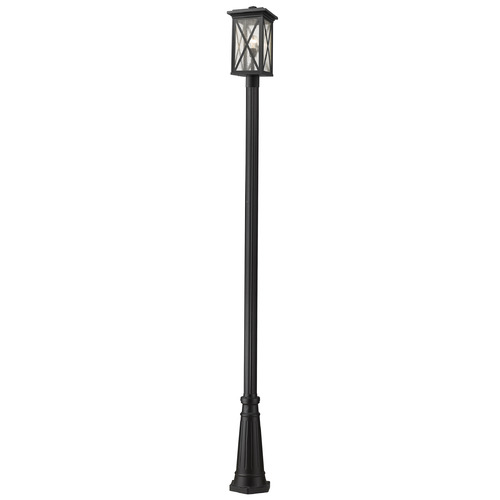 Z-Lite Brookside Black Post Light by Z-Lite 583PHBR-519P-BK