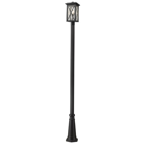 Brookside Black Post Light by Z-Lite