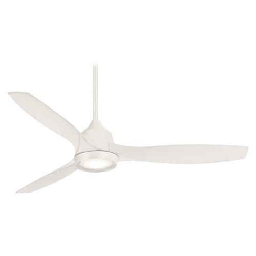 Minka Aire Skyhawk 60-Inch LED Fan in Flat White by Minka Aire F749L-WHF