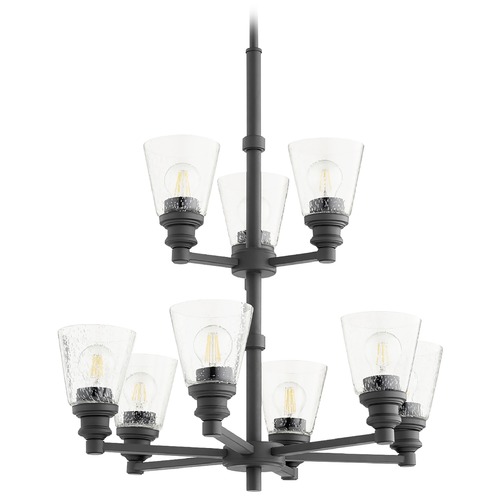 Quorum Lighting Dunbar Noir Chandelier by Quorum Lighting 609-9-69