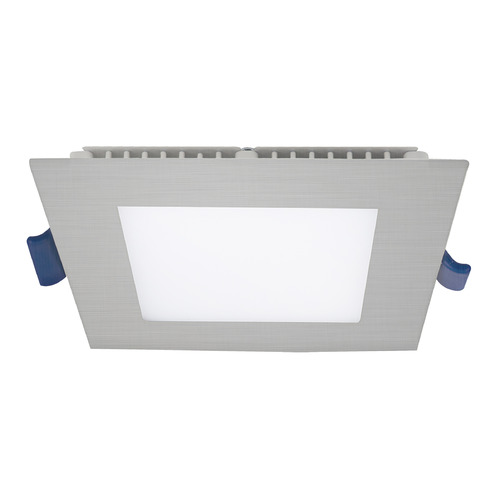 4-Inch 12W Square 3000K LED Recessed Trim in Nickel by Eurofase Lighting