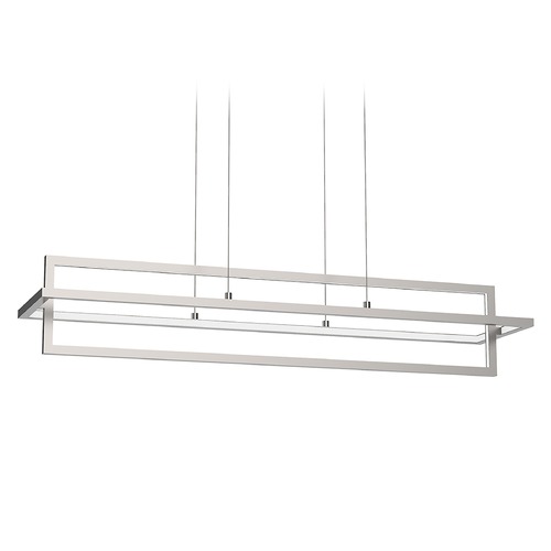 Kuzco Lighting Mondrian 35.5-Inch LED Linear Pendant in Brushed Nickel LP16236-BN