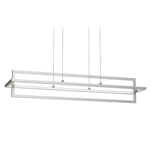 Kuzco Lighting Mondrian 35.5-Inch LED Linear Pendant in Brushed Nickel by Kuzco Lighting LP16236-BN