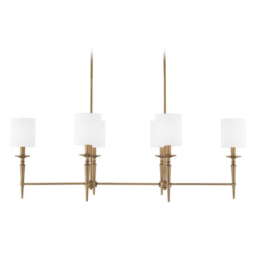 HomePlace by Capital Lighting Abbie 48-Inch Island Light in Aged Brass by HomePlace by Capital Lighting 842661AD-701