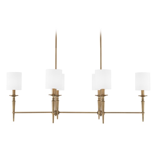 Abbie 48-Inch Island Light in Aged Brass by HomePlace by Capital Lighting