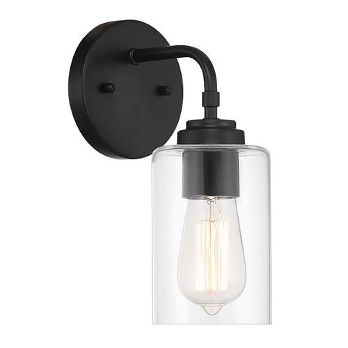 Stowe Flat Black Sconce by Craftmade Lighting