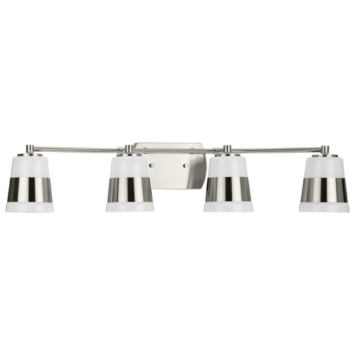 Progress Lighting Progress Lighting Haven Brushed Nickel Bathroom Light P300445-009