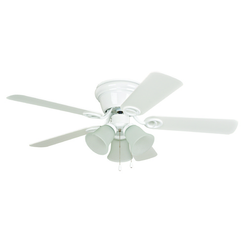 Craftmade Lighting Wyman 42-Inch White Hugger Fan by Craftmade Lighting WC42WW5C3F