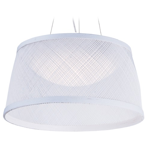 Maxim Lighting Maxim Lighting Bahama White LED Pendant Light with Bowl / Dome Shade 54376WT
